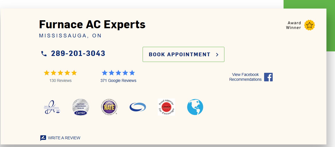 Carrier Website Reviews of Furnace AC Experts